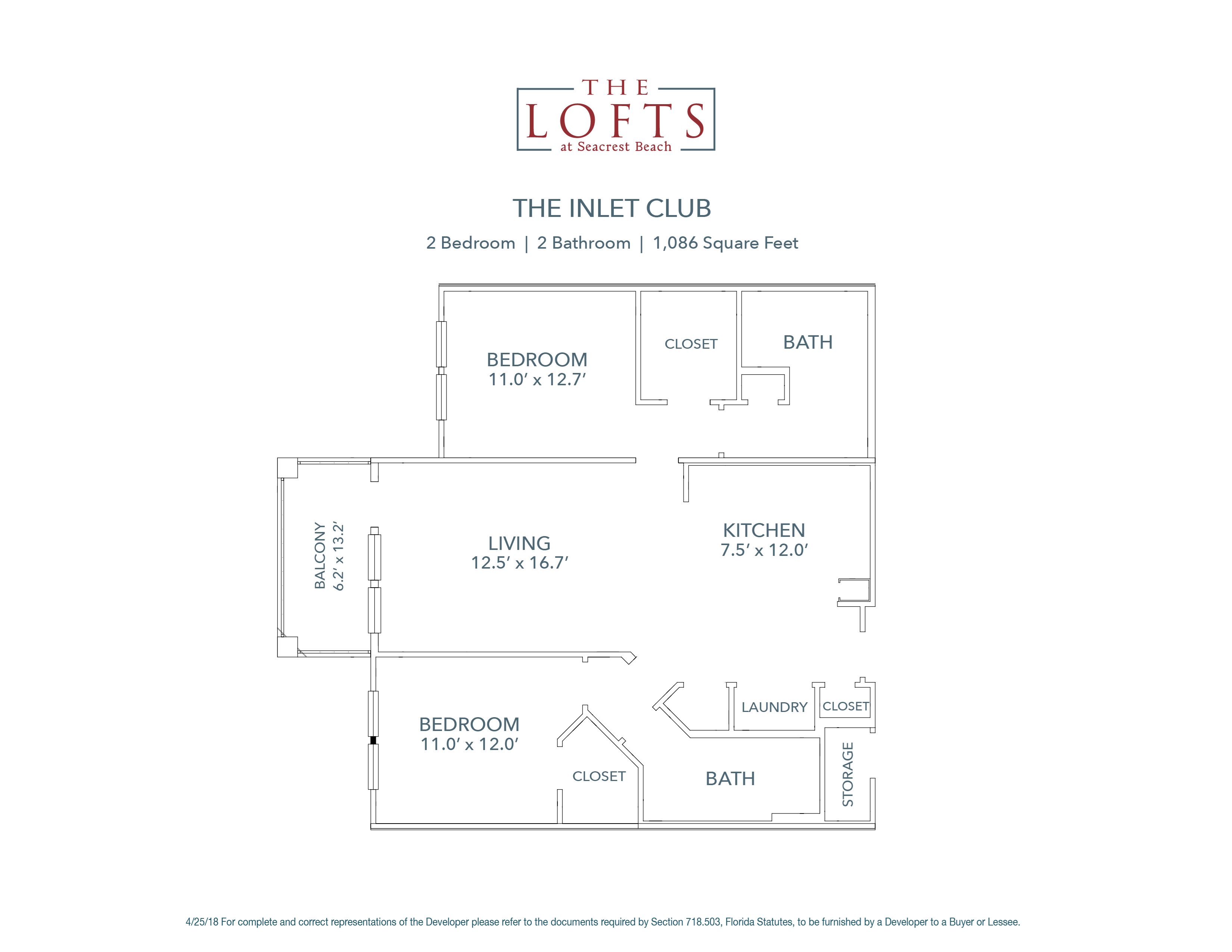 The Inlet Club Floor Plan 11